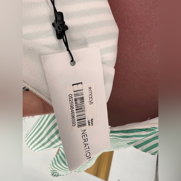 NWT BCBGeneration Tie Shoulder Mini Dress - Picture 13 of 14